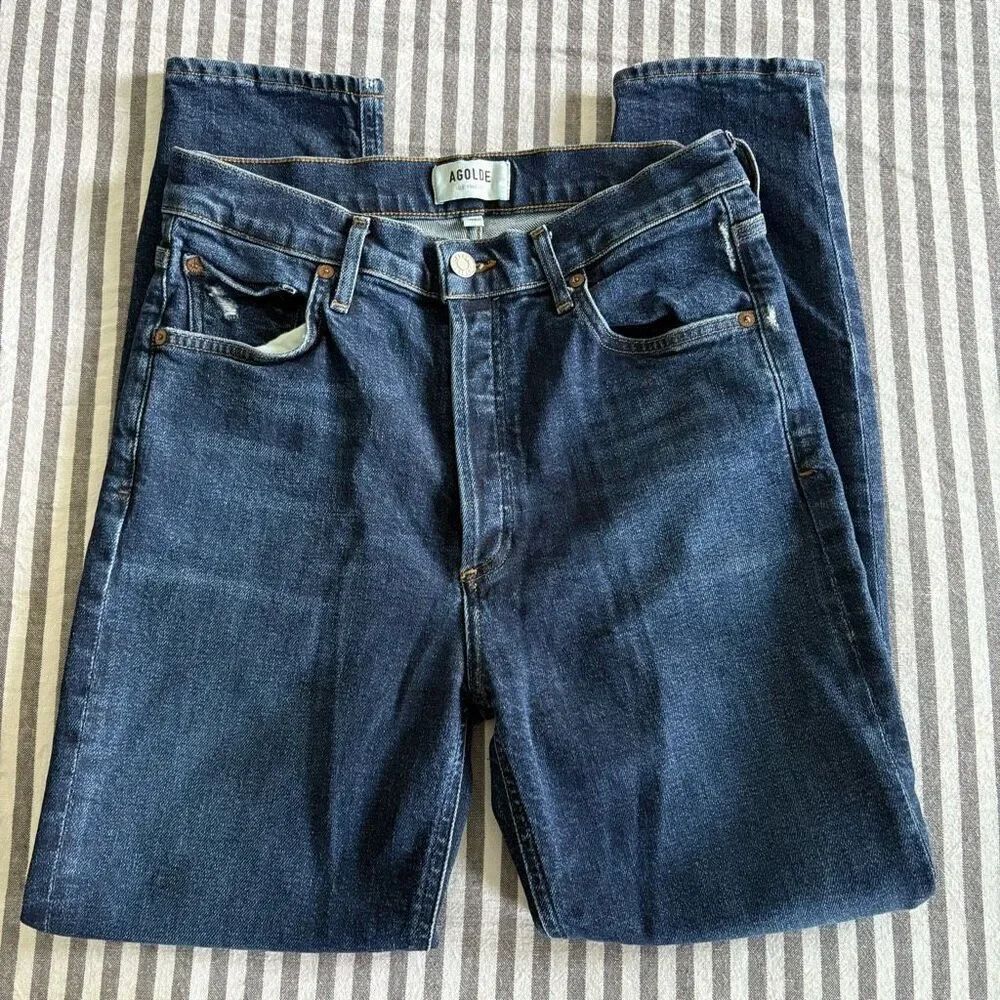 Agolde Nico High Rise Slim Fit Jeans Size 27